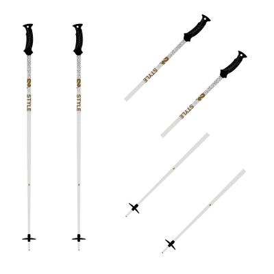 K2 Style Composite Ski Poles (White, 46in)
