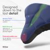 WITTKOP Bike Seat Cushion Made of Comfy Memory Foam I Bike seat Cover for Men & Women with Ergonomic 3-Zone-Concept I Bike Saddle Cover, for peleton seat cushin, Bicycle seat Cushion view 4