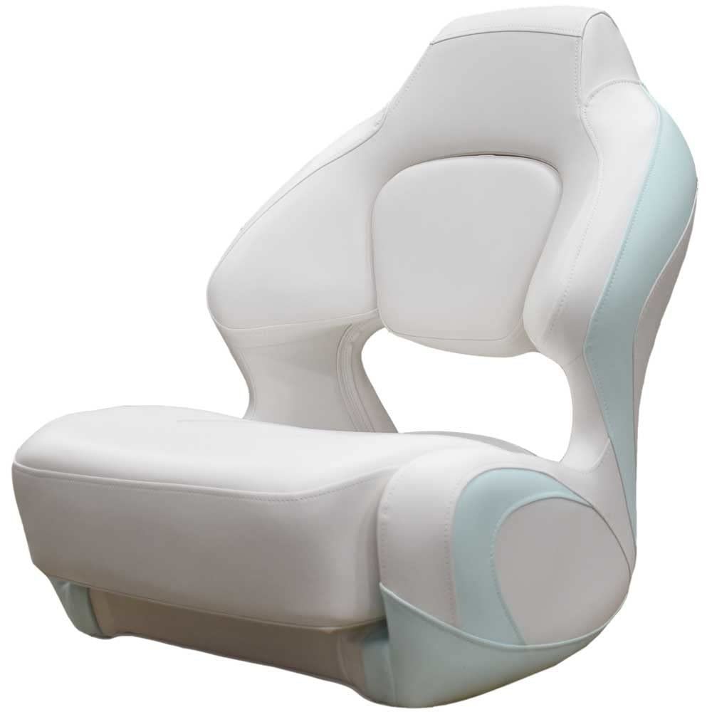 Chaparral Boat Captains Helm Seat 31.00750 | H2O White Seafoam Green
