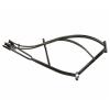 ALTALINE Steel 26" Bicycle Stretch/Limo Frame, Multiple Colors (Black) view 1