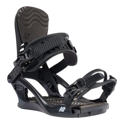 K2 Cassette Women's Snowboard Bindings (Black, Small)