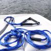 Tidal Wake PRO Wakesurf Rope  Floating, Tangle-Free, 19-25 Adjustable Length with 10 Max-Grip Handle  Premium Braided Wake Surf Tow Rope for Wakesurfing, Foiling & Jet Ski (Blue) view 3