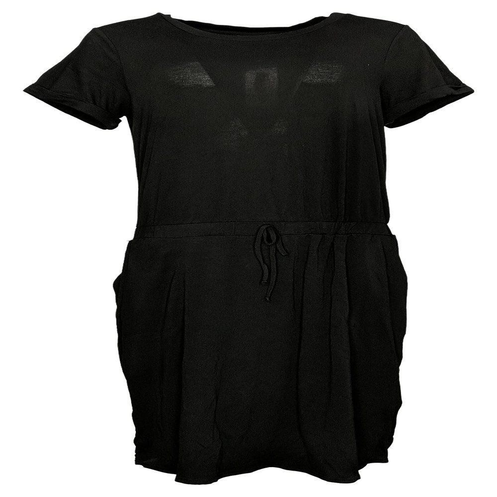 32 DEGREES Women's Dresses Size L Short Sleeve T-Shirt Dress Black
