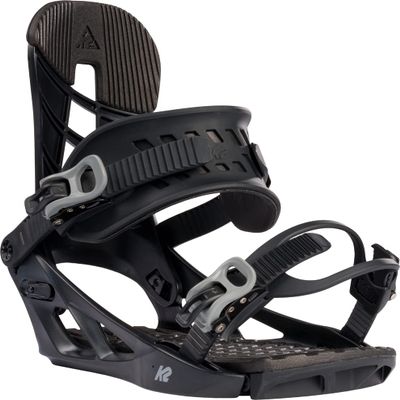 K2 Sonic Men's Snowboard Bindings, Black, Large