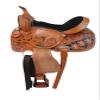 DEEP SEAT Western Barrel Horse Saddle 15 16 17 Pleasure Tooled Leather TACK Set (16 in) view 4