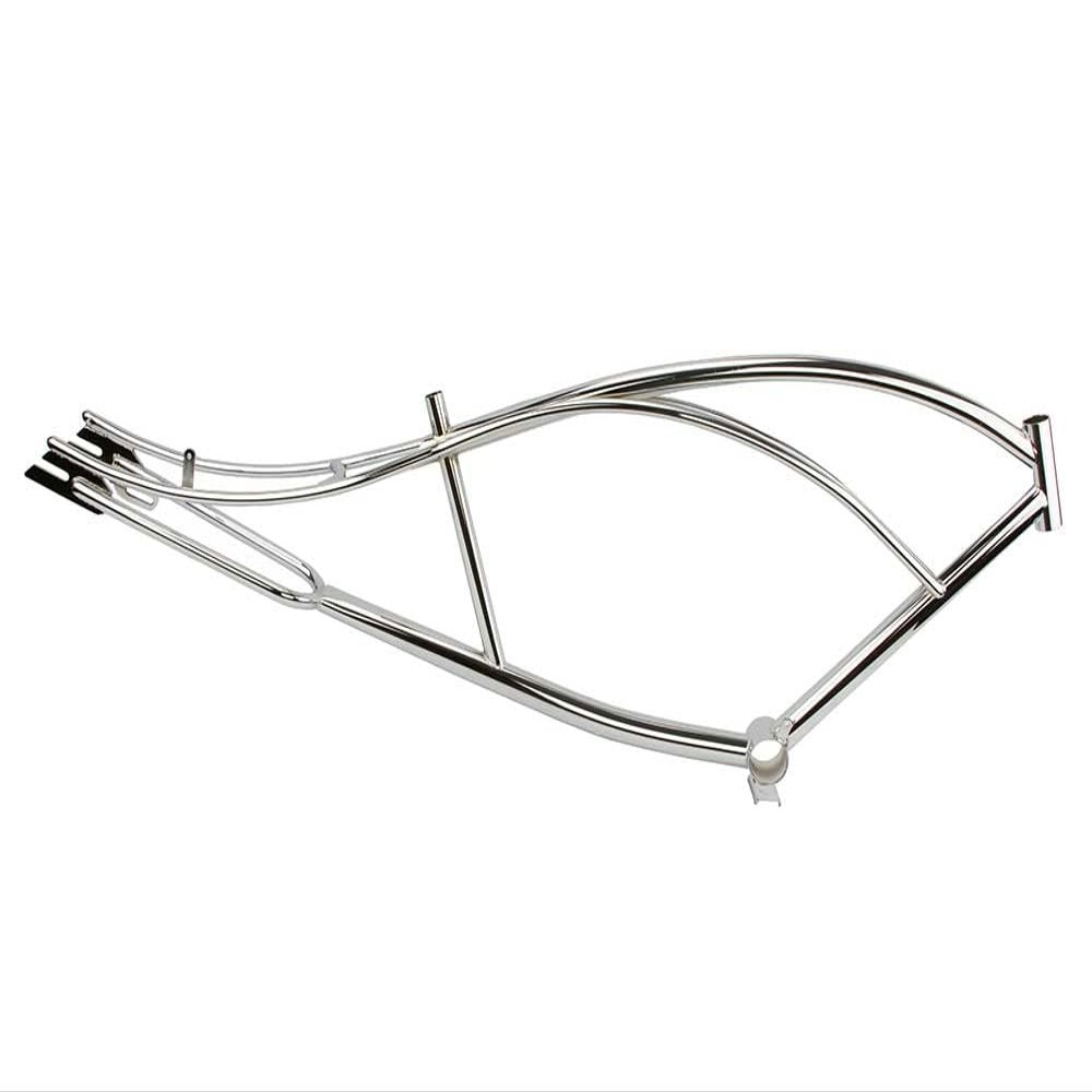 ALTALINE Steel 26" Bicycle Stretch/Limo Frame, Multiple Colors (Chrome)