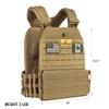 Amstaff Tactical Weighted Vest - Adjustable Weight Vests for Men & Women - Versatile Wearable Weighted Vest for WODs, Workout, Strength and Endurance Training, Running, (Single Vest) view 2