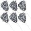 Anderson's Premium Gray School Spirit Shakers, Cheerleader Pom Poms, Sports Fan, Football, Basketball, Homecoming, Squad, Team, Party, Dance Club, Performance, Competition, Celebration Pack of 6 view 3