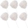 Anderson's Premium White School Spirit Shakers, Cheerleader Pom Poms, Sports Fan, Football, Basketball, Homecoming, Squad, Team, Party, Dance Club, Performance, Competition, Celebration Pack of 6 view 3