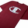 Champion Big and Tall T Shirts for Men  Crewneck Mens Big and Tall Graphic Tee Burgundy view 3