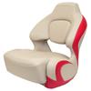 Chaparral Boat Captains Helm Seat 31.00972 | H2O Bolster Beige Red view 1