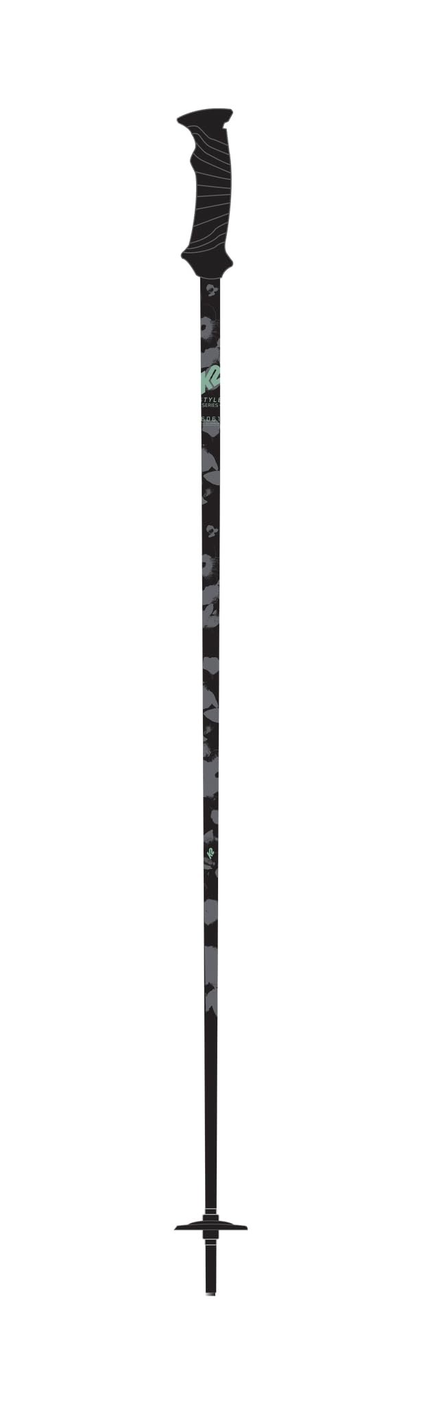 K2 Style Aluminum Ski Poles (Black, 42in)