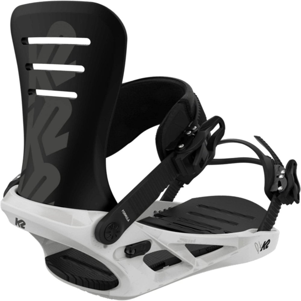 K2 Formula Men's Snowboard Bindings (Black/White-Jake Kuzyk, Medium)