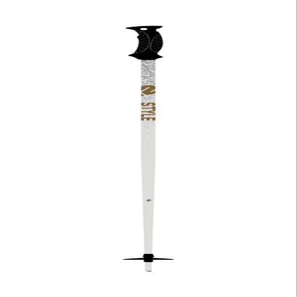 K2 Style Composite Ski Poles (White, 44in)