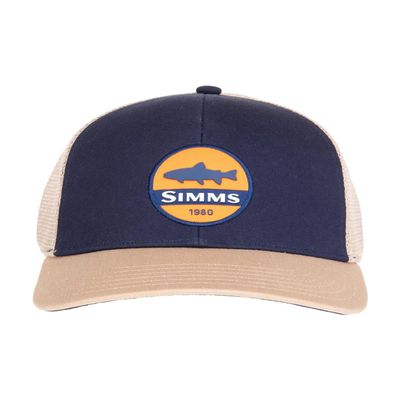 Simms Throwback Trucker Hat - Navy - One Size