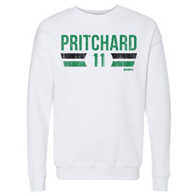 500 LEVEL Payton Pritchard Sweatshirt (Crew Sweatshirt, XX-Large, White) - Payton Pritchard Boston Font