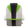 Larson Boat Captains Helm Seat 8307-1428 | LXI Reclining White Gray Green view 4