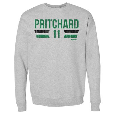 500 LEVEL Payton Pritchard Sweatshirt (Crew Sweatshirt, XX-Large, Heather Gray) - Payton Pritchard Boston Font