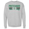 500 LEVEL Payton Pritchard Sweatshirt (Crew Sweatshirt, XX-Large, Heather Gray) - Payton Pritchard Boston Font view 1