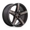 M271 20.0X11 5X120 M-BLK DDTC-FC 43MM Aftermarket Rim view 1