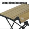 iClimb 1 Folding Table and 1 Two Heights Super Easy Assemble Cot Bundle, Ultralight Compact for Solo Adult Backpacking Camping Hiking Motorcycling Indoor Outdoor view 3