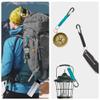 EOTW Carabiner Keychain, Small Carabiner Clip with Paracord Keychain Mini Aluminum D Ring Key Organizer view 2
