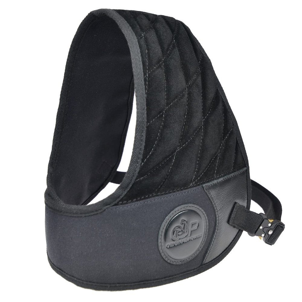 WAYNE'S DOG Ambidextrous Shooting Recoil Field Shields, Solid Fit and Thick Padding for Outdoor, Range, Shooting and Hunting (Right Handed - Black)