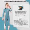 Seaskin Kids Wetsuit for Girls Toddlers, 3mm Back Zip Full Wetsuit, Neoprene Thermal Swimsuits for Diving Surfing Swim Lessons Size 16 view 4