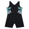 Daenrui Kids Girls Boys Athletic Open Racer Back One Piece Swimsuit Boyleg Sports Competitive Bathing Suits Lily 12 Years view 4