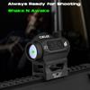 Cyelee GT3 Green Dot Sight for Rifles, Compact 1x20mm 3MOA Shake Awake Reflex Sight, Picatinny Gun Sight with Absolute Co Witness Riser view 2