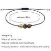 12 Constellation Zodiac Crystal Natural Stone Horoscope Stretch Bracelets Healing Gemstone Adjustable Braid Cord String Rope for Couples Friendship Reiki Yoga Meditation Jewelry-Sagittarius view 2
