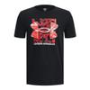 Under Armour Boys' Box Logo Camo Short Sleeve T Shirt, (001) Black / / White, Large view 1