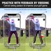 Dprofy Magnetic Golf Phone Holder,Golf Analyzer Accessories with Bluetooth Wireless Remote, Record Golf Swing, Golf Putting Training Aids Works with Alignment Stick and Golf Bag view 3