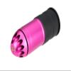 Lancer Tactical Sentinel Gears Airsoft Shell Gas Magazine 40mm (40 Rounds-168 Rounds)- 120 Rounds- Black/Pink view 2