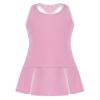 Mufeng Kids Girls 2 Pcs Tennis Golf Sport Dress Clothes A-Line Dresses with Shorts Activewear Set Active Sports Dress Set Pink 14 Years view 3