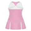 Mufeng Kids Girls 2 Pcs Tennis Golf Sport Dress Clothes A-Line Dresses with Shorts Activewear Set Active Sports Dress Set Pink 14 Years view 4