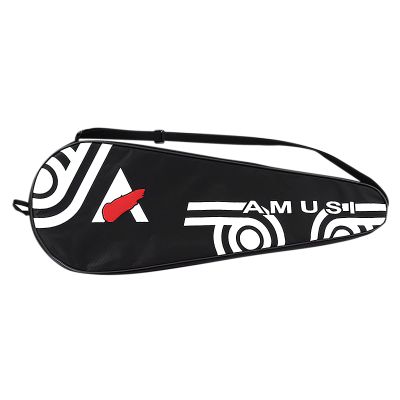 Badminton Racquet Bag 2 Rackets Tennis Tote Waterproof Sport Duffel Bags for Gym Shuttlecock Carry Case Dustproof Battledore Storage Cover Bag Training Single Shoulder Bag for Men Women Sporter