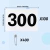 Outink Running Bibs Race Competitor Numbers Waterproof Runners Race Numbers with Safety Pins for Marathon Races Events 5.9" x 7.9" (Number 201-300) view 2