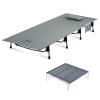 iClimb 1 Solo Mini Folding Table and 1 Super Easy Assemble Cot Bundle, Ultralight Compact for Adults Backpacking Camping Hiking Motorcycling Indoor Outdoor view 1