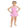 Kaerm Kids Girls Golf Tennis Dress with Shorts Underpants Outfits Solid Color Sleeveless Sports Dress Workout Outfits Pink 14 Years view 3