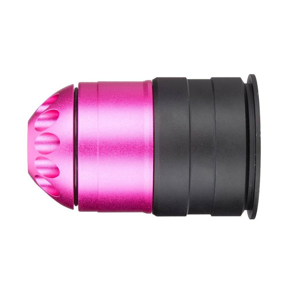Lancer Tactical Sentinel Gears Airsoft Shell Gas Magazine 40mm (40 Rounds-168 Rounds)- 96 Rounds- Black/Pink