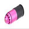 Lancer Tactical Sentinel Gears Airsoft Shell Gas Magazine 40mm (40 Rounds-168 Rounds)- 96 Rounds- Black/Pink view 2