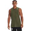 Under Armour Men's Sportstyle Left Chest Cut-Off T-Shirt, (390) Marine OD Green / / Black, X-Large view 1