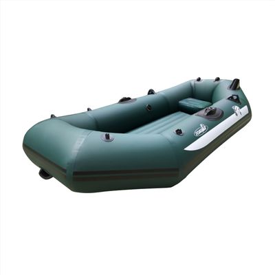 YUEWO Inflatable Boat, PVC Fishing Kayak 1/2 Person Inflatable Raft Boat Thicken with 2 Paddles for Fishing Lake Touring (1-Person)