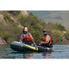 YUEWO Inflatable Boat, PVC Fishing Kayak 1/2 Person Inflatable Raft Boat Thicken with 2 Paddles for Fishing Lake Touring (1-Person) view 2