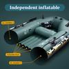 YUEWO Inflatable Boat, PVC Fishing Kayak 1/2 Person Inflatable Raft Boat Thicken with 2 Paddles for Fishing Lake Touring (1-Person) view 4