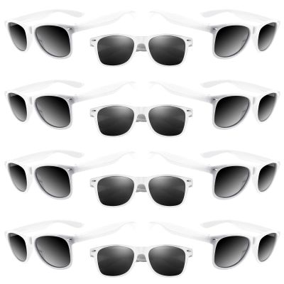 TUPARKA 20 Pack Kids Sunglasses Bulk for Summer Pool Party Favors Birthday Parties Goody Bag Fillers, White