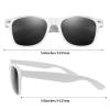 TUPARKA 20 Pack Kids Sunglasses Bulk for Summer Pool Party Favors Birthday Parties Goody Bag Fillers, White view 2