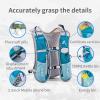 AONIJIE 5L Running Hydration Vest Pack with 9 Safety Pockets Adjustable & Lightweight Hydration Backpack for Marathon Race Hiking Cycling (Rose) view 3