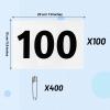 Outink Running Bibs Race Competitor Numbers Waterproof Runners Race Numbers with Safety Pins for Marathon Races Events 5.9" x 7.8" (Number 001-100) view 2